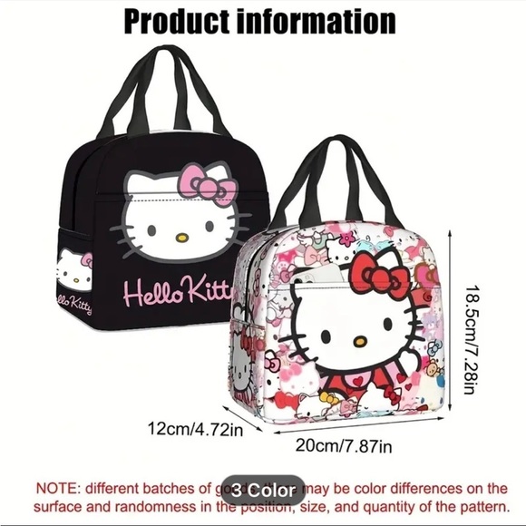 Hello Kitty Tote | New in Package Black or White Available - Picture 5 of 6